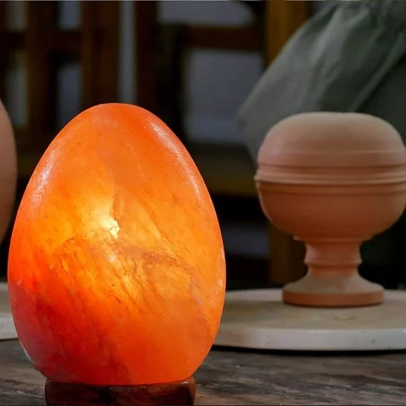 Moon salt lamp