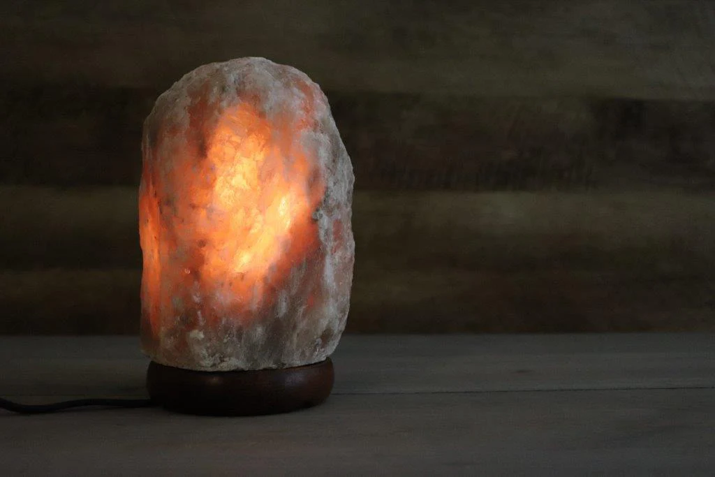 Gray Salt Lamp